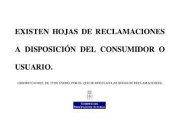 Hojas de reclamaciones